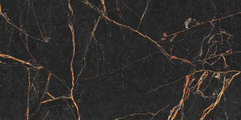 Black marble with golden veins