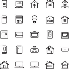 Smart Home Assistant Minimalist Device Icon