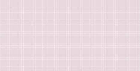 Geometric pink plaid print in pastel tones, vector background