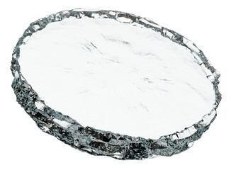 Ice circle 3D abstract shape