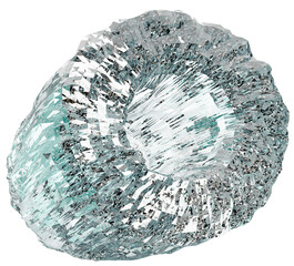 Ice tube 3D abstract shape
