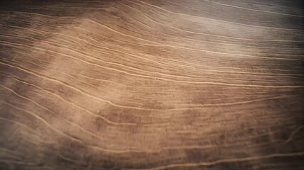 Sunlight highlighting weathered wooden plank, exposing rich grain patterns and warm golden brown coloration