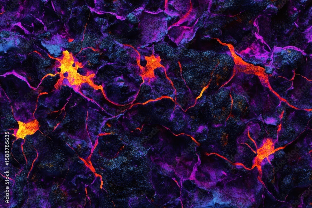 Poster abstract colorful texture with fiery and dark elements