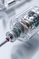Advanced mechanical component showcases intricate design and precision engineering