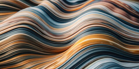 Abstract flowing lines pattern design modern artistic wavy backdrop background