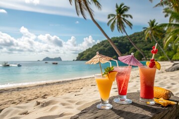 cocktail on the beach