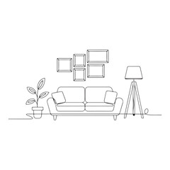 Thin line icons for minimalist digital interfaces