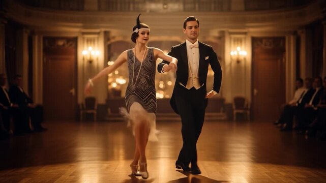 Roaring Twenties Dance Performance in Grand Ballroom