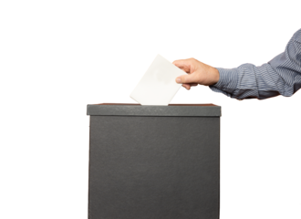 the gesture of voting