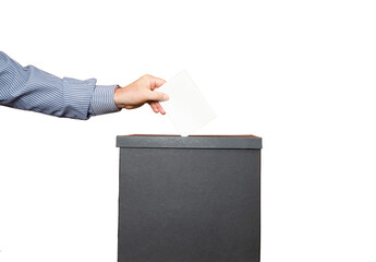 the gesture of voting