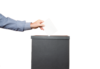 the gesture of voting