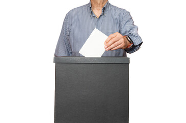the gesture of voting
