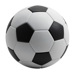 Fototapeta premium Classic Black White Soccer Ball