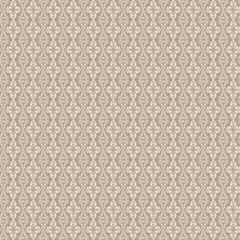 Sample of seamless ornament in retro style. Classic ornament. Elegant pattern.