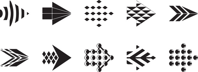 Abstract Dot Pattern Icons – Design, Background, Grid, Shape, Geometric, Tech, Minimal, Concept, Modern, Pixel