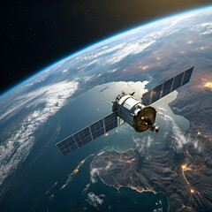 Obraz premium satellite in space