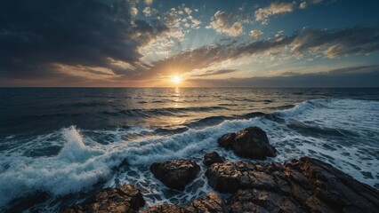 Obraz premium beautiful seascape panorama.