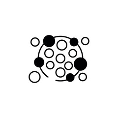 Tumor icon design with white background stock illustration