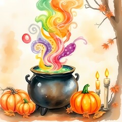 Magic Smoke in Autumn Interior
