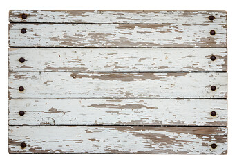 Rustic White Wooden Planks