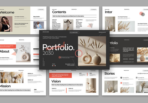 Minimal Portfolio Presentation Template