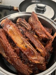 grilled pork ribs