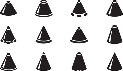 Cone Vector | Traffic and Safety Marker Illustration for Construction and Road Use