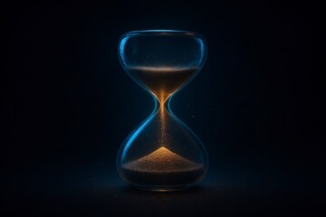 Floating Hourglass in Void