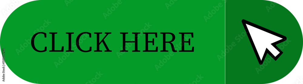 Fototapete Click Here Button Icon.Pointer Click button. Modern action button mouse click symbol. Computer mouse click cursor or Hand pointer symbol. Cursor arrow icon. Clicking finger. Vector illustration.