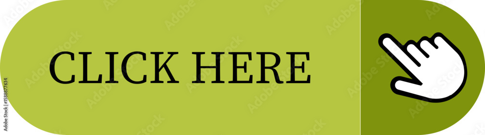 Fototapete Click Here Button Icon.Pointer Click button. Modern action button mouse click symbol. Computer mouse click cursor or Hand pointer symbol. Cursor arrow icon. Clicking finger. Vector illustration.