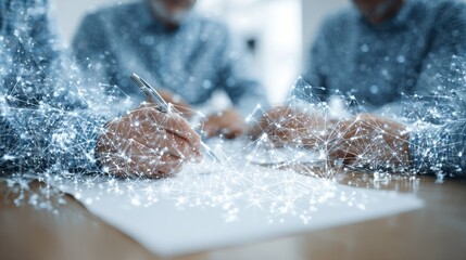 corporate business training AI artificial intelligence, Smart Management education, digital online network e-learning technology, innovation team collaboration