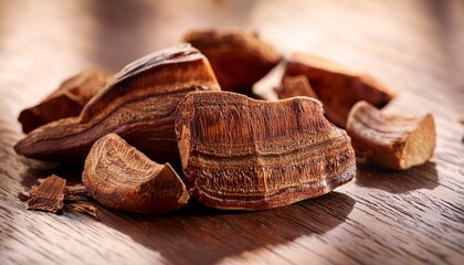 small pieces of oud fragrance wood