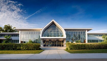 Obraz premium exterior of a modern school