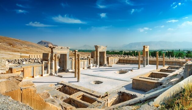 persepolis ruins of xerxes darius palace