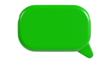 緑色の吹き出しアイコン