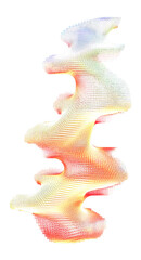 PNG Aura effect abstract pattern art.