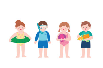 children on the beach