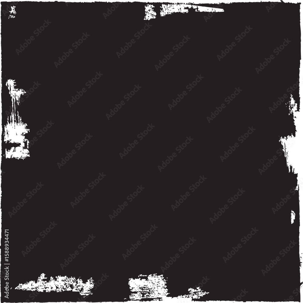 Poster vector background, abstraction with frame and texture similar to plaster or metal wall in grunge sty