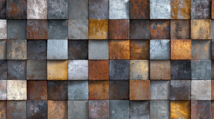 vibrant photo of tiled Metal Texture (Website Head).