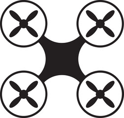 Flying Drone Silhouette Vector

Quadcopter Technology Illustration

Remote-Controlled Drone Design

Modern Drone in Flight Graphic

Aerial Drone Silhouette Art