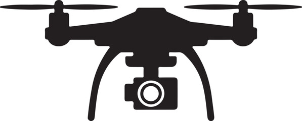 Flying Drone Silhouette Vector

Quadcopter Technology Illustration

Remote-Controlled Drone Design

Modern Drone in Flight Graphic

Aerial Drone Silhouette Art