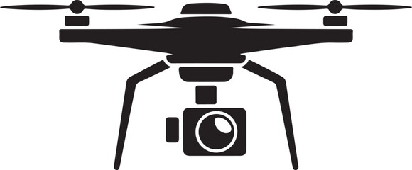 Flying Drone Silhouette Vector

Quadcopter Technology Illustration

Remote-Controlled Drone Design

Modern Drone in Flight Graphic

Aerial Drone Silhouette Art