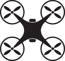 Flying Drone Silhouette Vector

Quadcopter Technology Illustration

Remote-Controlled Drone Design

Modern Drone in Flight Graphic

Aerial Drone Silhouette Art