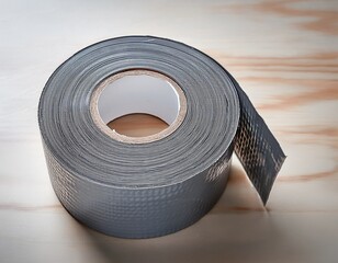 a roll of gray duct tape for various imaginative projects and repairs