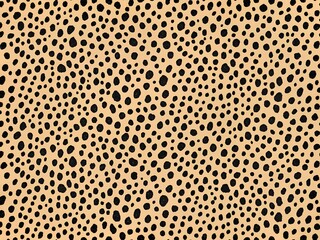Cheetah Print Spots Pattern Background