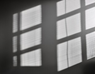 window shadow overlay in shades of grey and white
