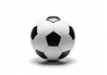 Soccer ball on white background isolated