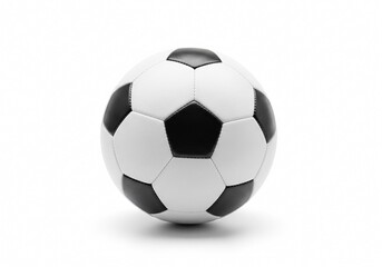 Soccer ball on white background isolated