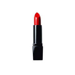 a red lipstick on a white surface
