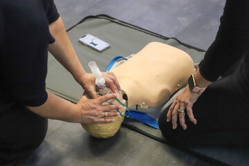 first aid course - company safety - cardiac massage - Basic Life Support